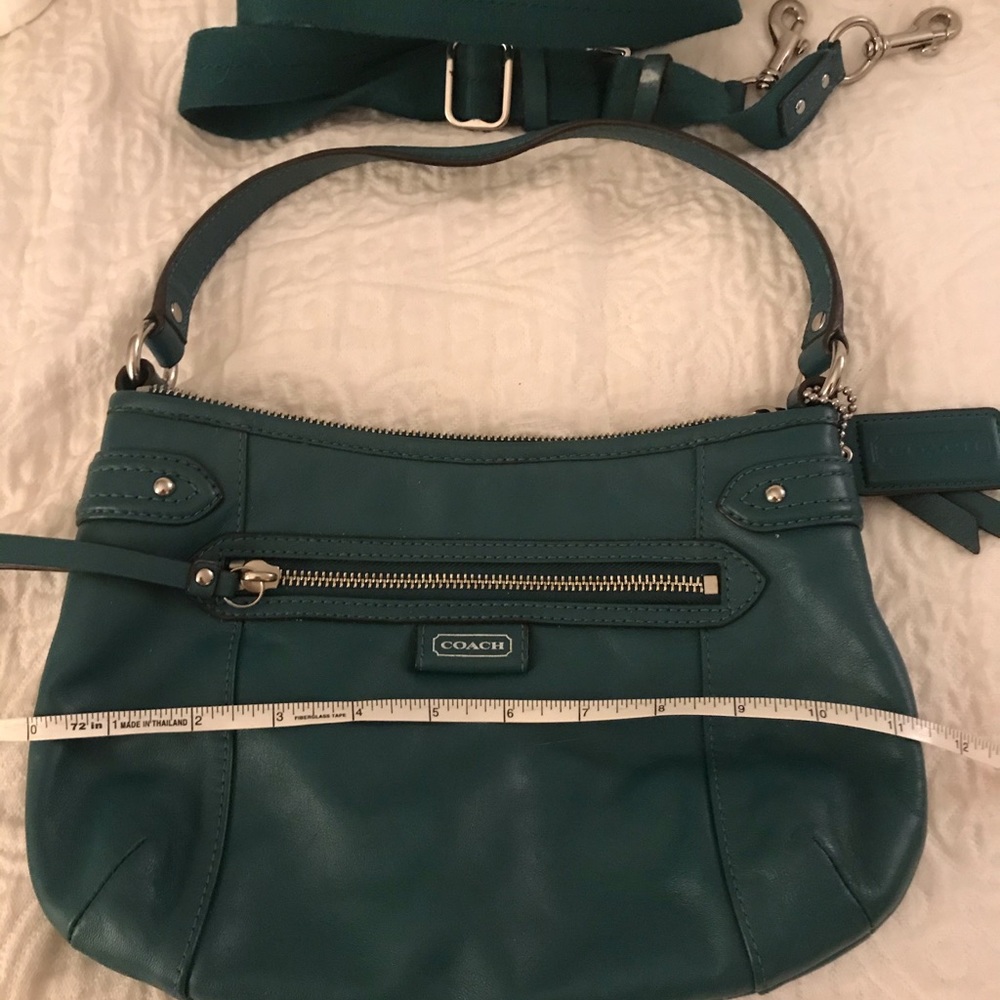 EUC green coach purse